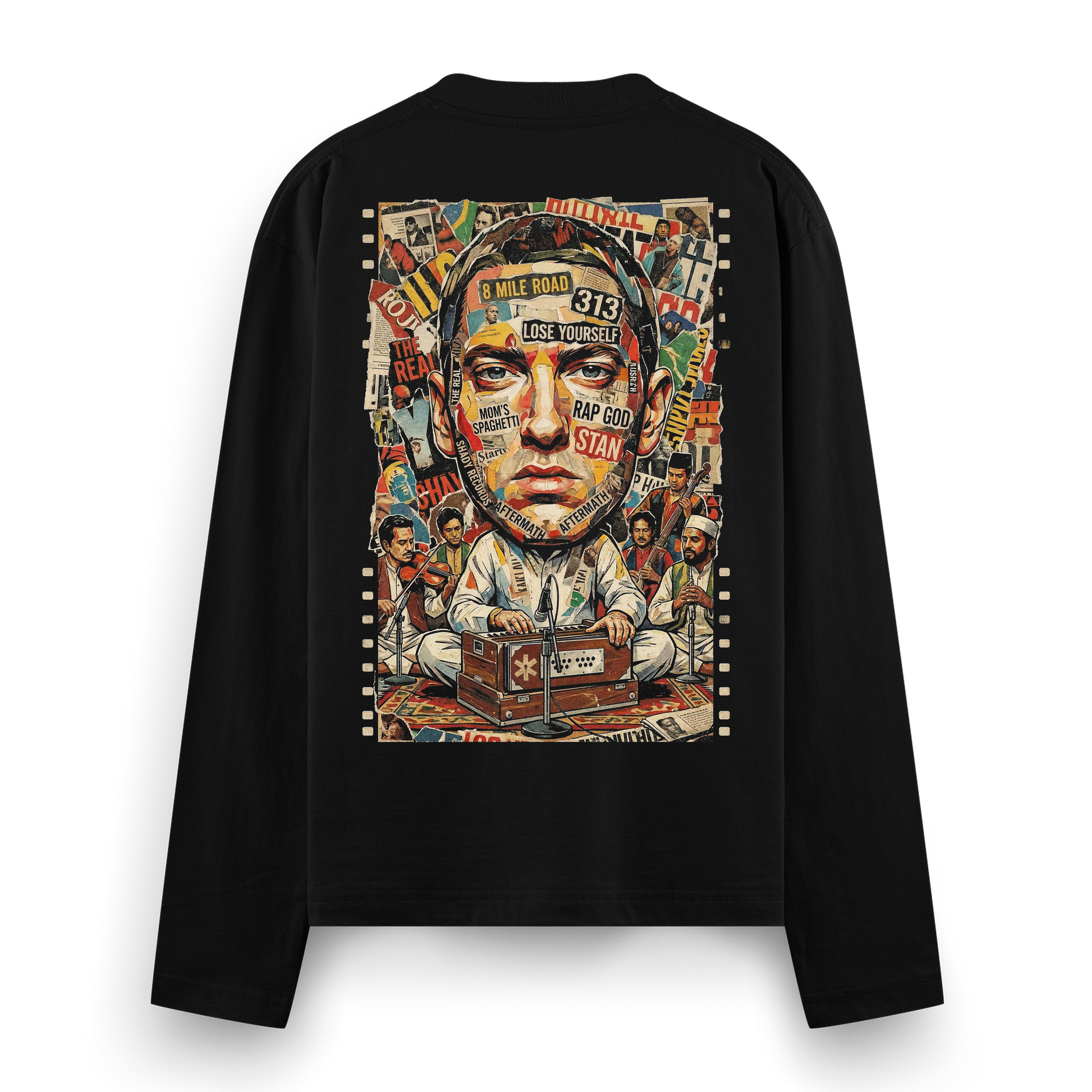 Stan Mandli Full Sleeve T-Shirt by PRDGY — bold graphic art inspired by street culture, streetwear design.