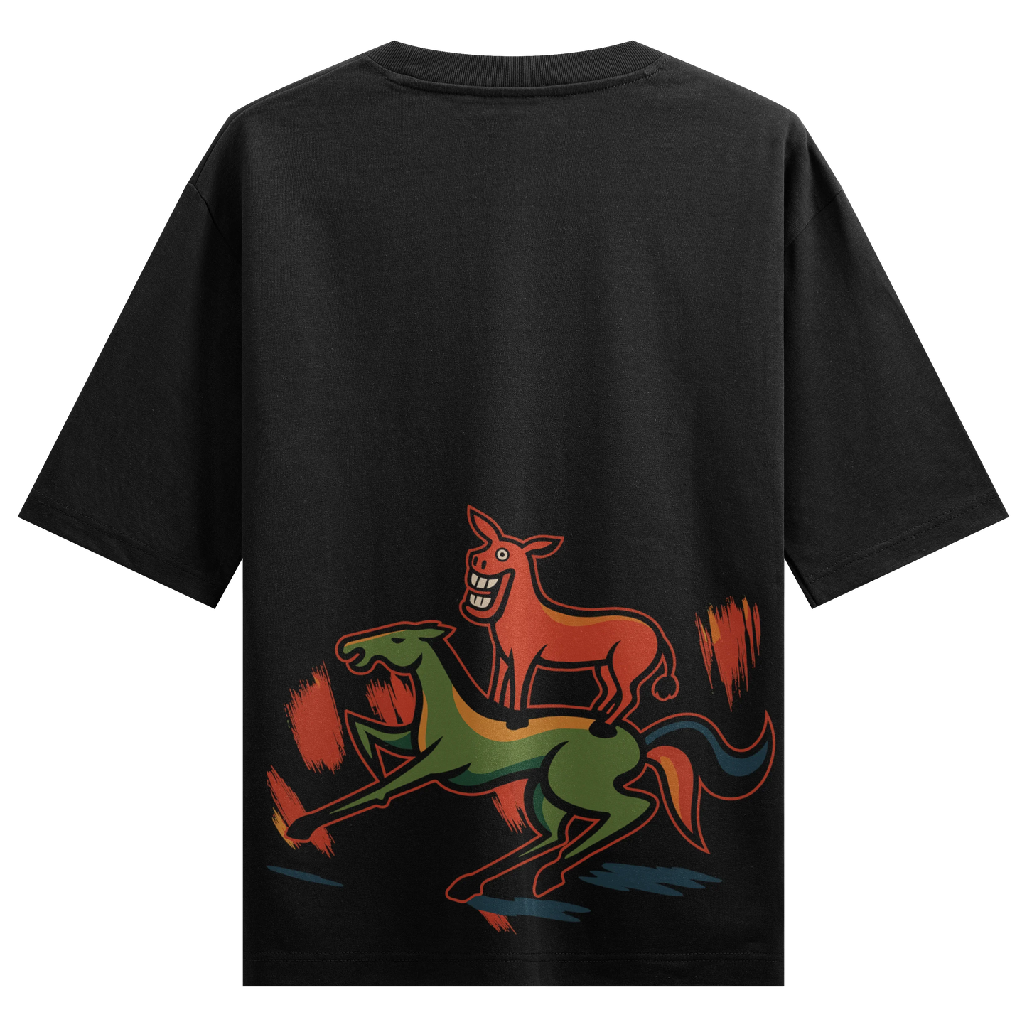 PRDGY Majnu Art Oversized T-Shirt