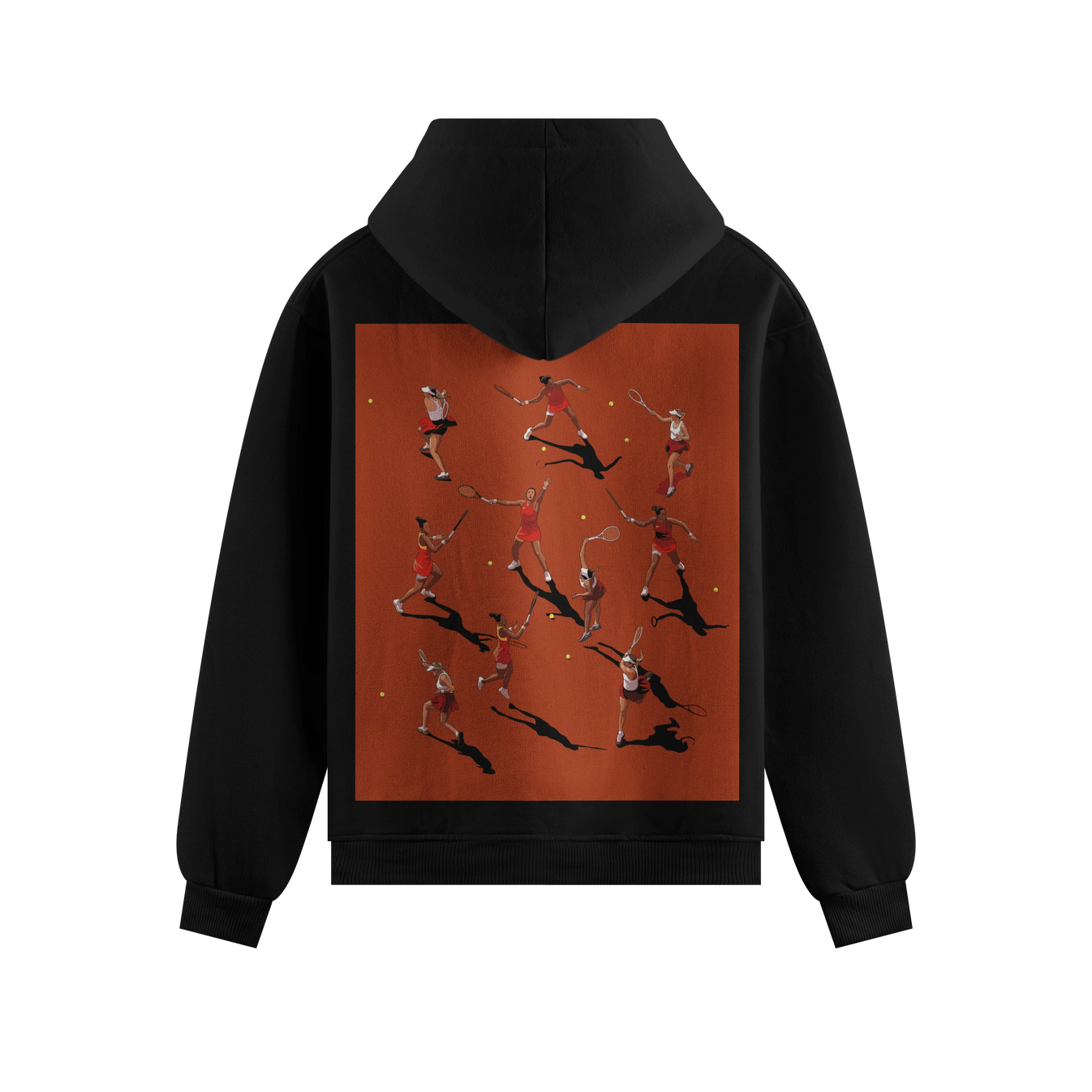 PRDGY Tennis Montage Oversized T-Shirt