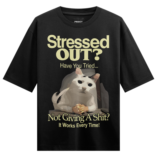 PRDGY Tension Nahi Lene Ka Oversized T-shirt