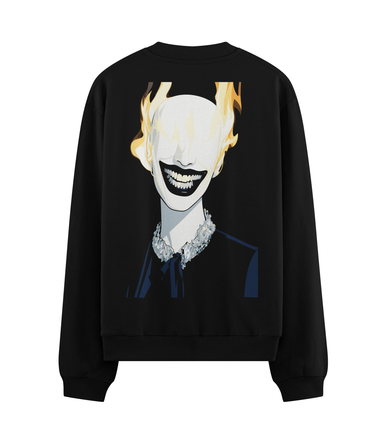 Joker artwork on PRDGY sweatshirt