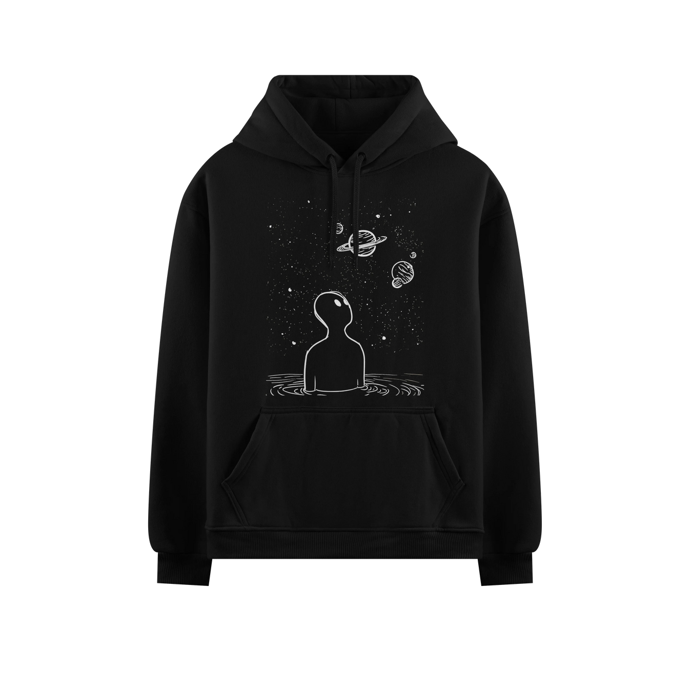 Alien artwork on PRDGY hoodie