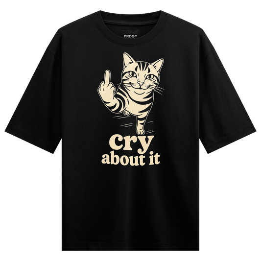 PRDGY Wrong Cat Oversized T-shirt