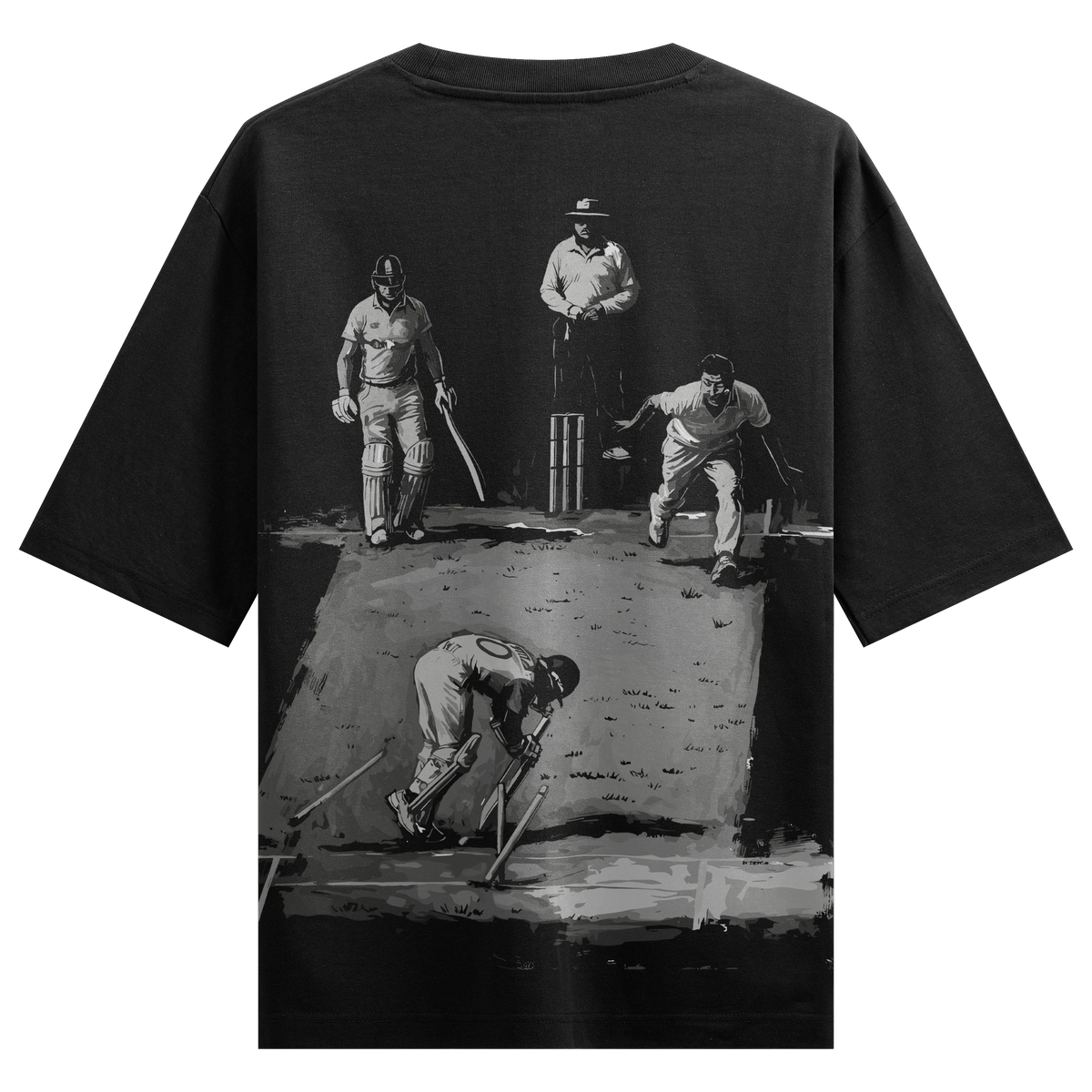 Cricket artwork on PRDGY oversized t-shirt