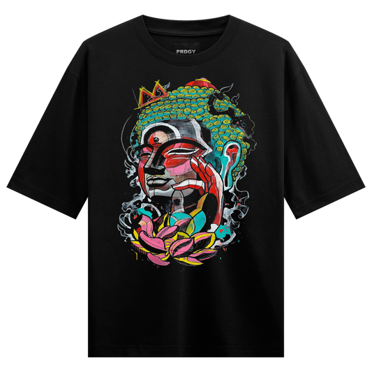 PRDGY colorful mind oversized t shirt