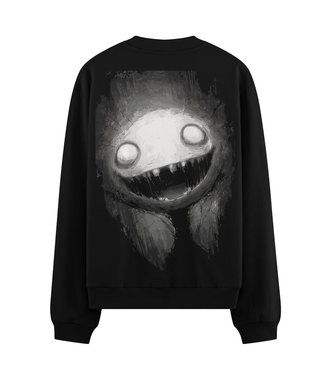 Monster artwork on PRDGY sweatshirt