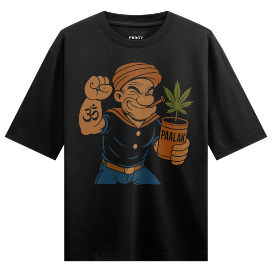 Popo The Organic Man Front Oversized T-Shirt