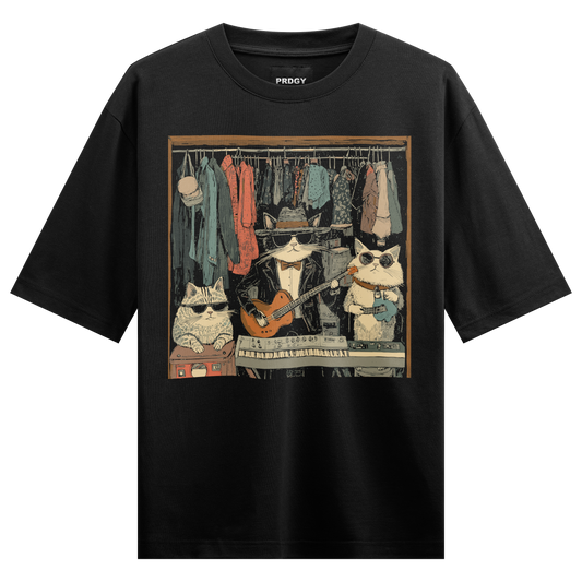 Prdgy Closet Concert Front Oversized T-Shirt