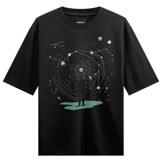 Prdgy DOTS & DESTINY Front Oversized T-Shirt