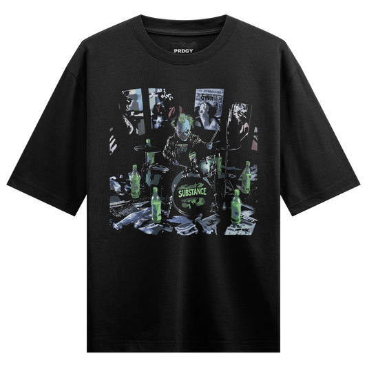 Prdgy Drummer Front Oversized T-Shirt