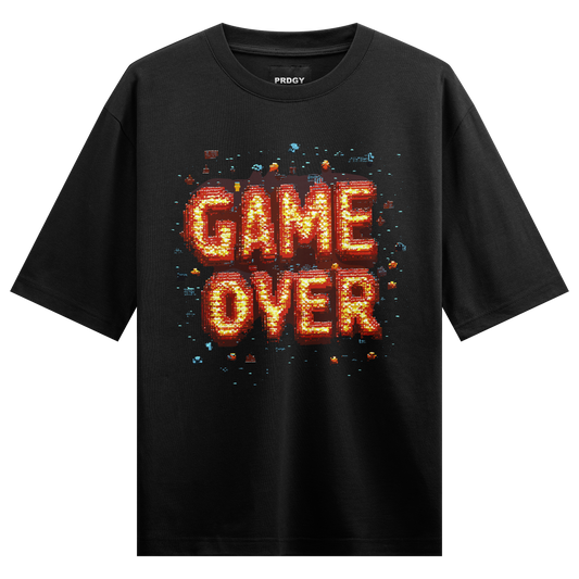 Prdgy Game Over Front Oversized T-Shirt