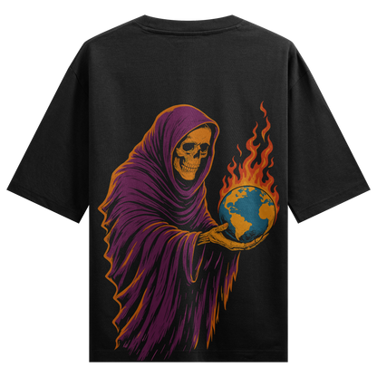 Prdgy Global Yamraaj Back Oversized T-Shirt