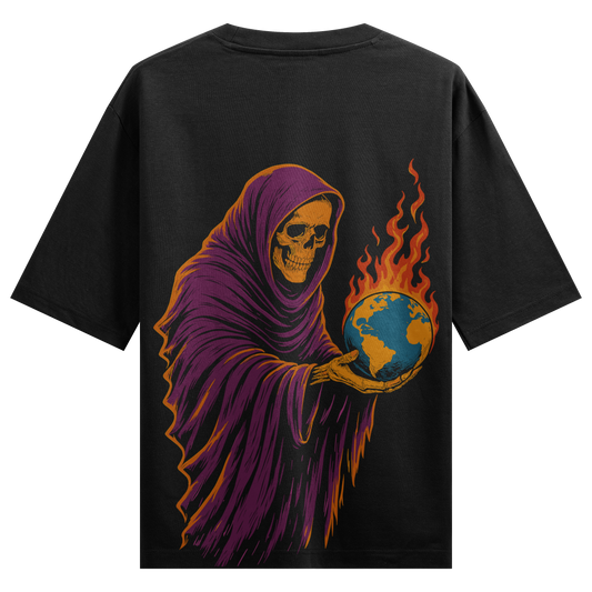 Prdgy Global Yamraaj Back Oversized T-Shirt