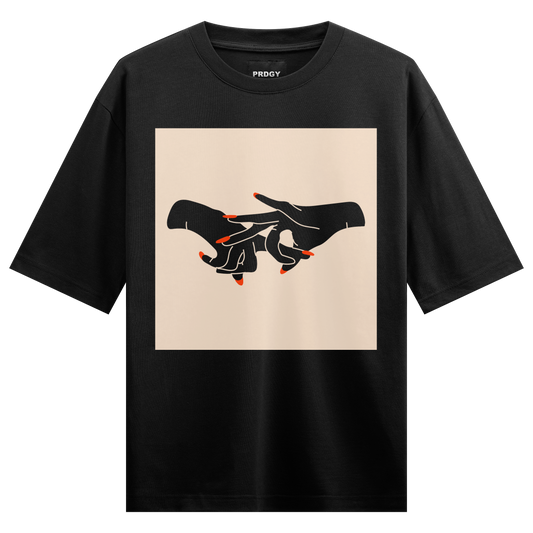 Prdgy Ishare Front Oversized T-Shirt