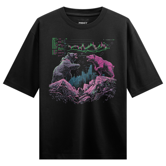 Prdgy Market Mayhem Front Oversized T-Shirt