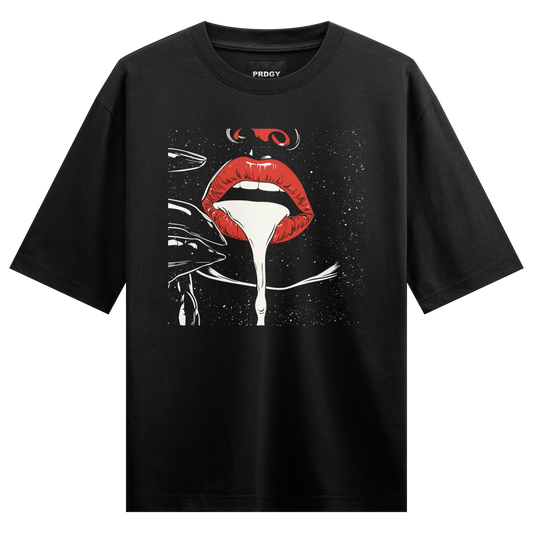 Prdgy Milkyway  Front Oversized T-Shirt