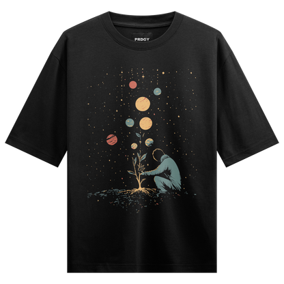 Prdgy ROOTED IN STARS Front Oversized T-Shirt