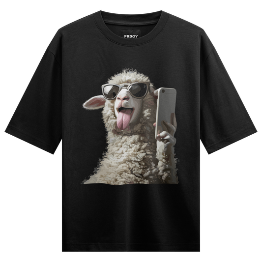 Prdgy Sheepfluencer Front Oversized T-Shirt