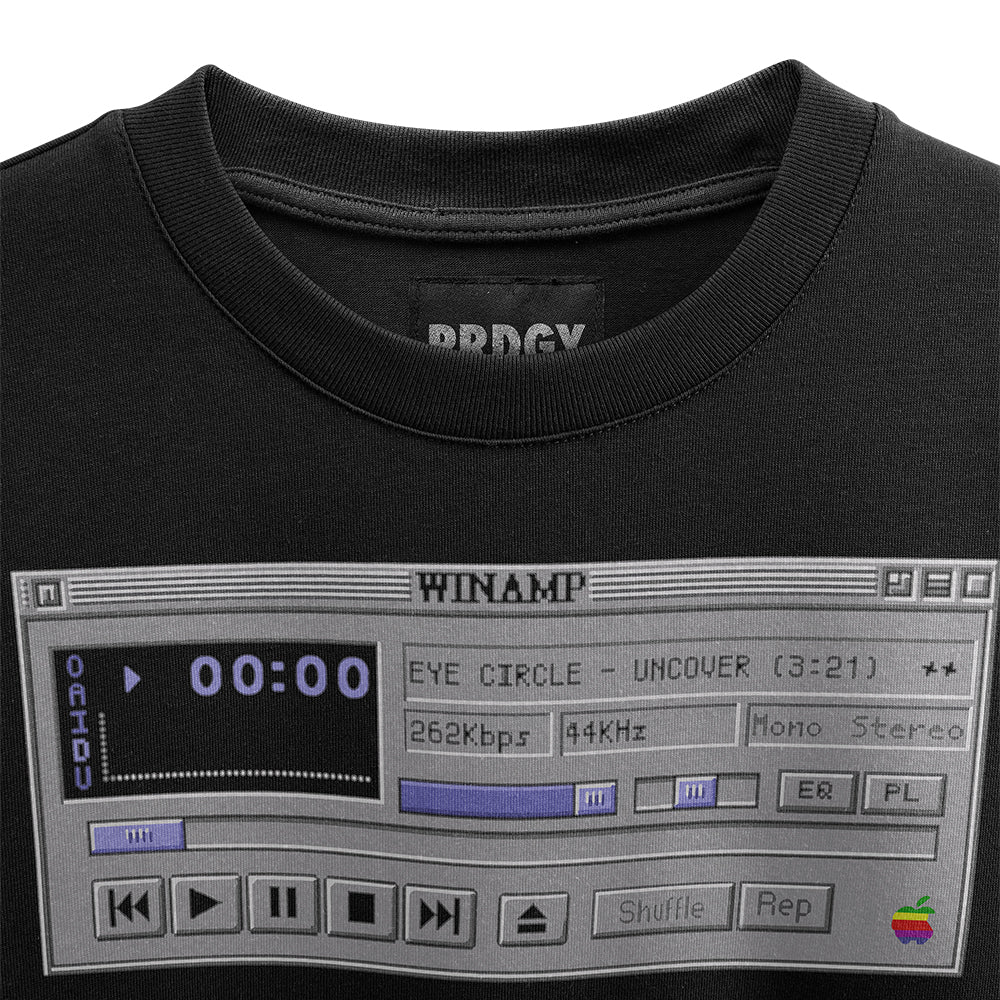 Prdgy 90s Music Head Front Oversized T-Shirt