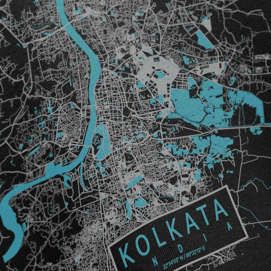 PRDGY Kolkata Street View Oversized T-shirt