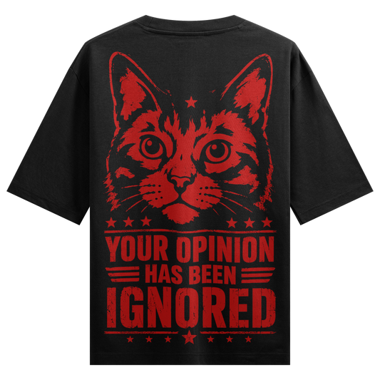 PRDGY Opinion Ignored Oversized T-Shirt
