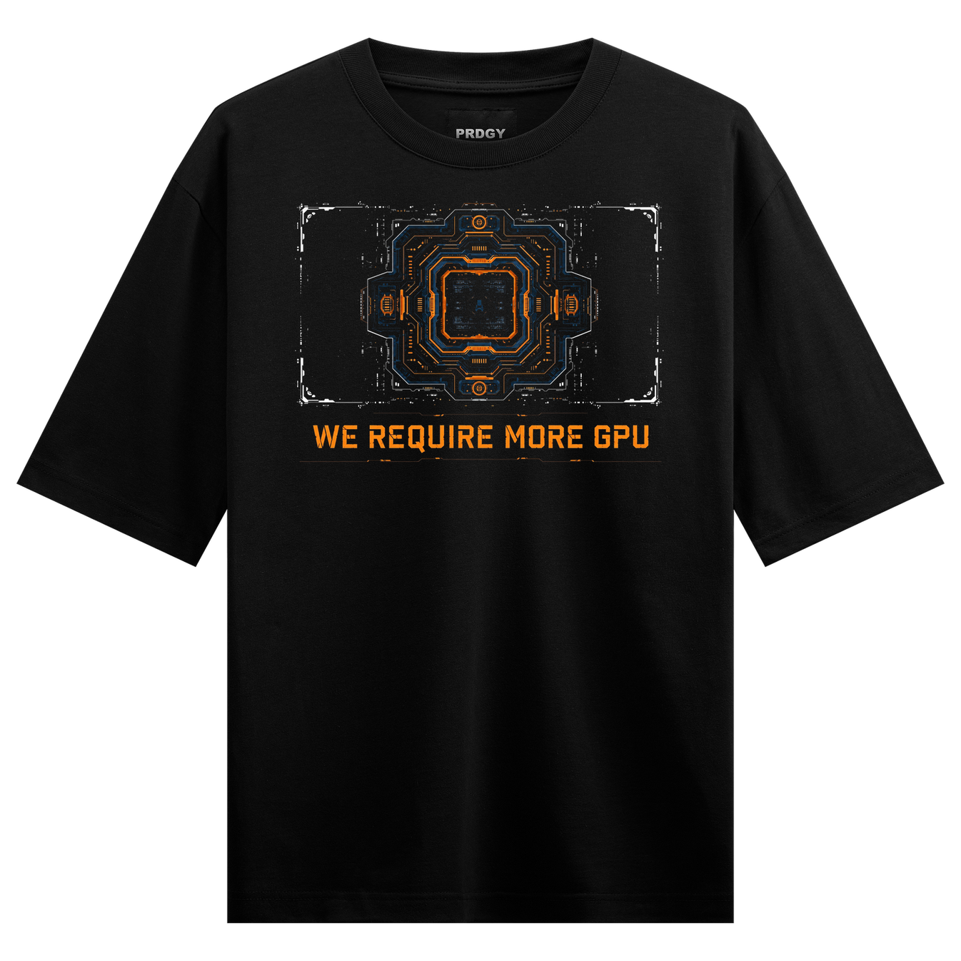 Silicone Hunger T-Shirt by PRDGY — bold digital art featuring futuristic graphics, streetwear design