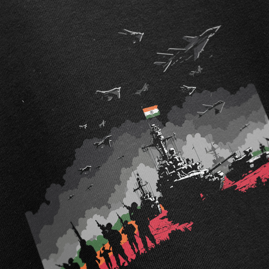 PRDGY Swatantrata 1947 Oversized T-Shirt