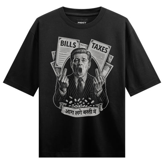Rajneetik Goon Front Oversized T-Shirt