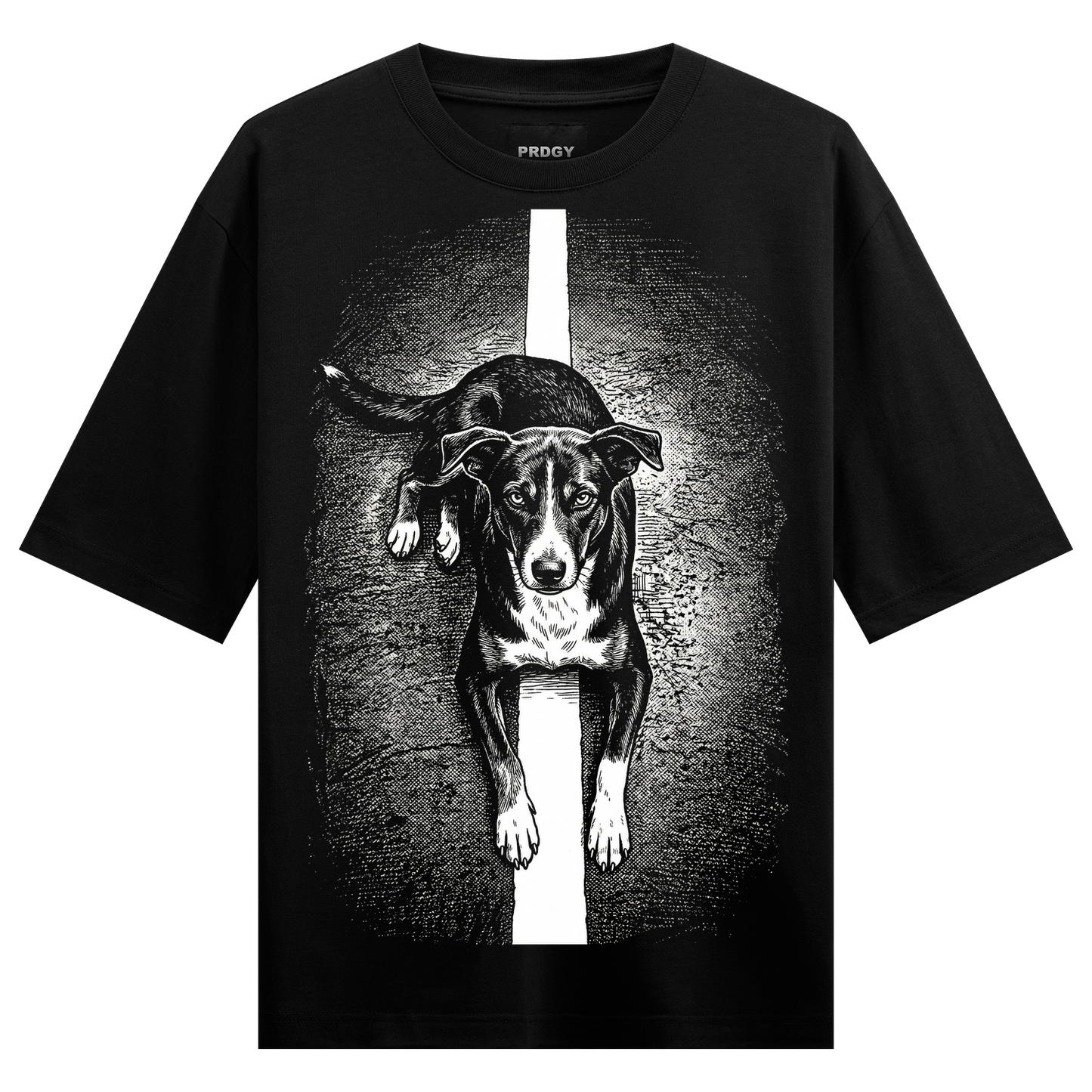PRDGY Roadside Puppy Oversized T-shirt