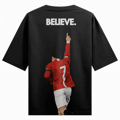 PRDGY Ronaldo Believed Oversized T-Shirt