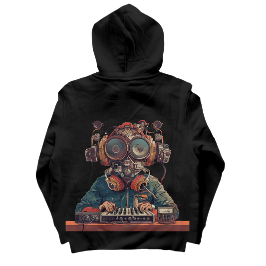 Techno Futuristic Dj Hoodie