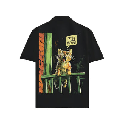 PRDGY BLOODLUST BABY Oversized Half-Shirt