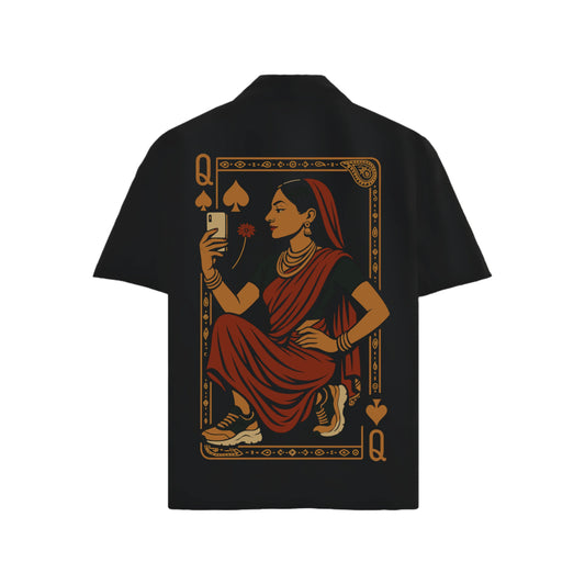Prdgy Saree Not Sorry Oversized Half-Shirt