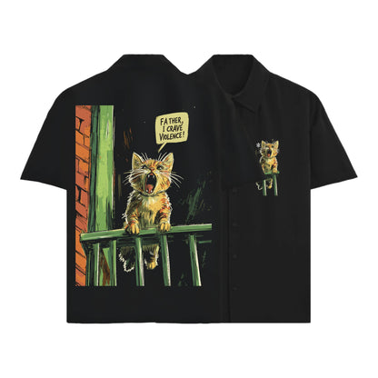 PRDGY BLOODLUST BABY Oversized Half-Shirt