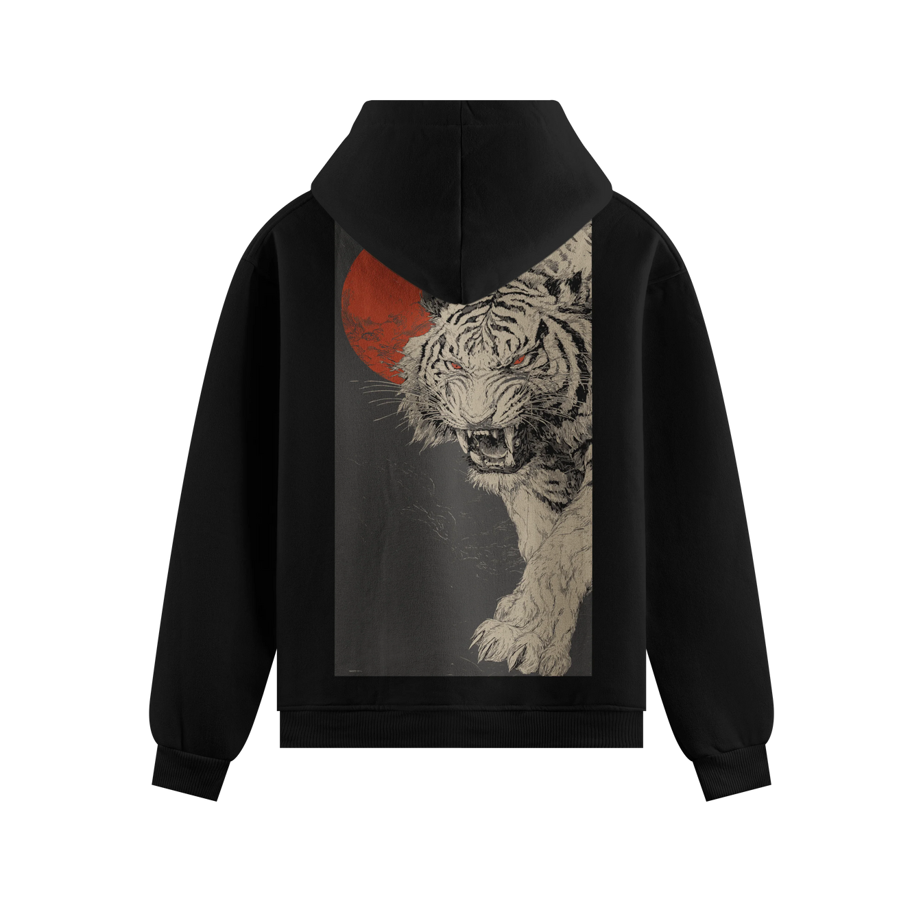 Tiger artwork on PRDGY hoodie