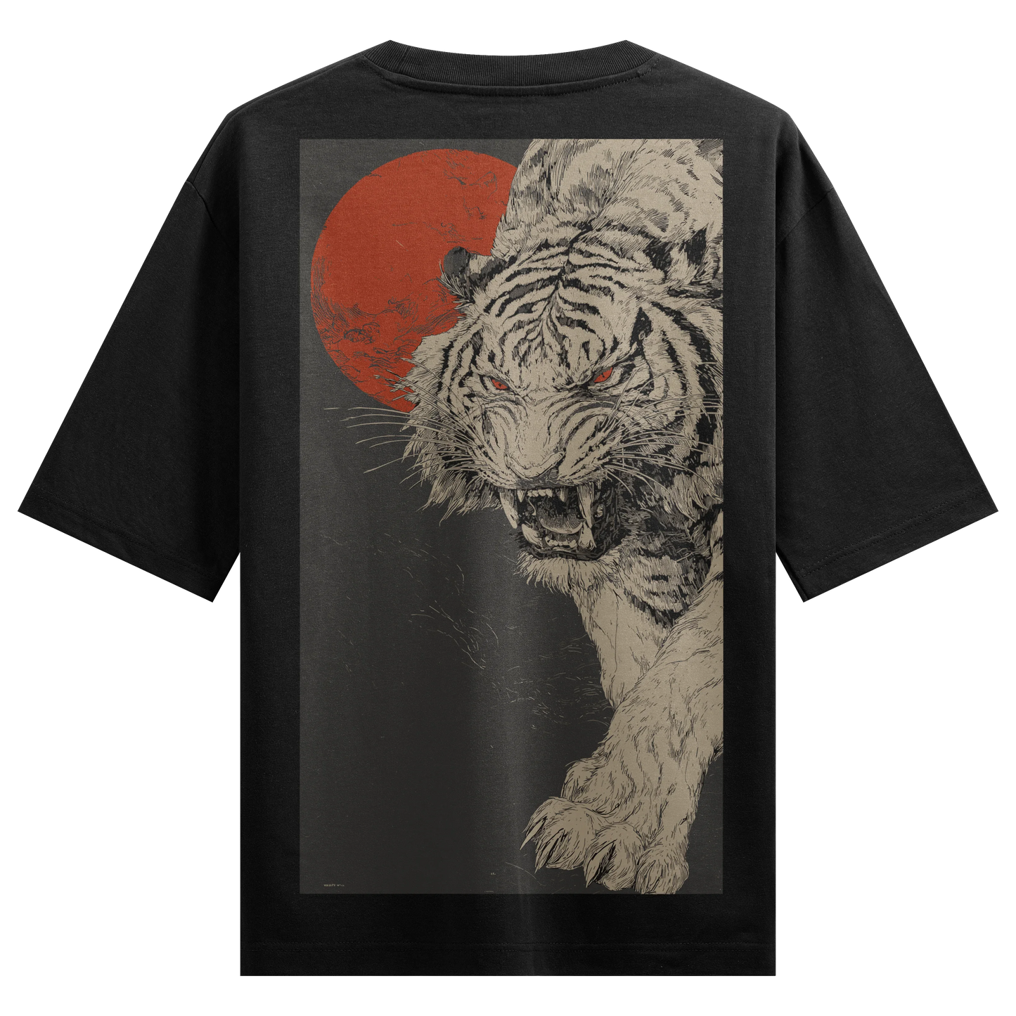 PRDGY Crimson Moon Predator Oversized Tshirt