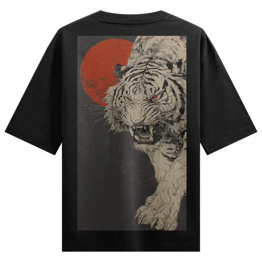 PRDGY Crimson Moon Predator Oversized Sweatshirt