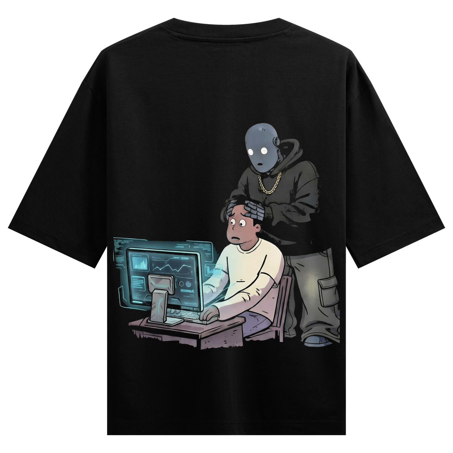 PRDGY Hacked Mind Oversized T-shirt