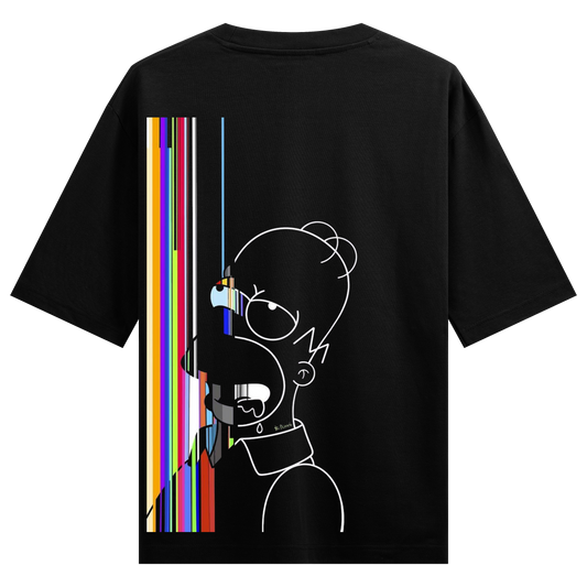 PRDGY Glitch Dad Oversized T-shirt