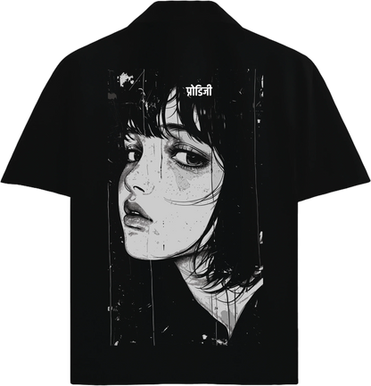 PRDGY Anime Luv Oversized Half-Shirt