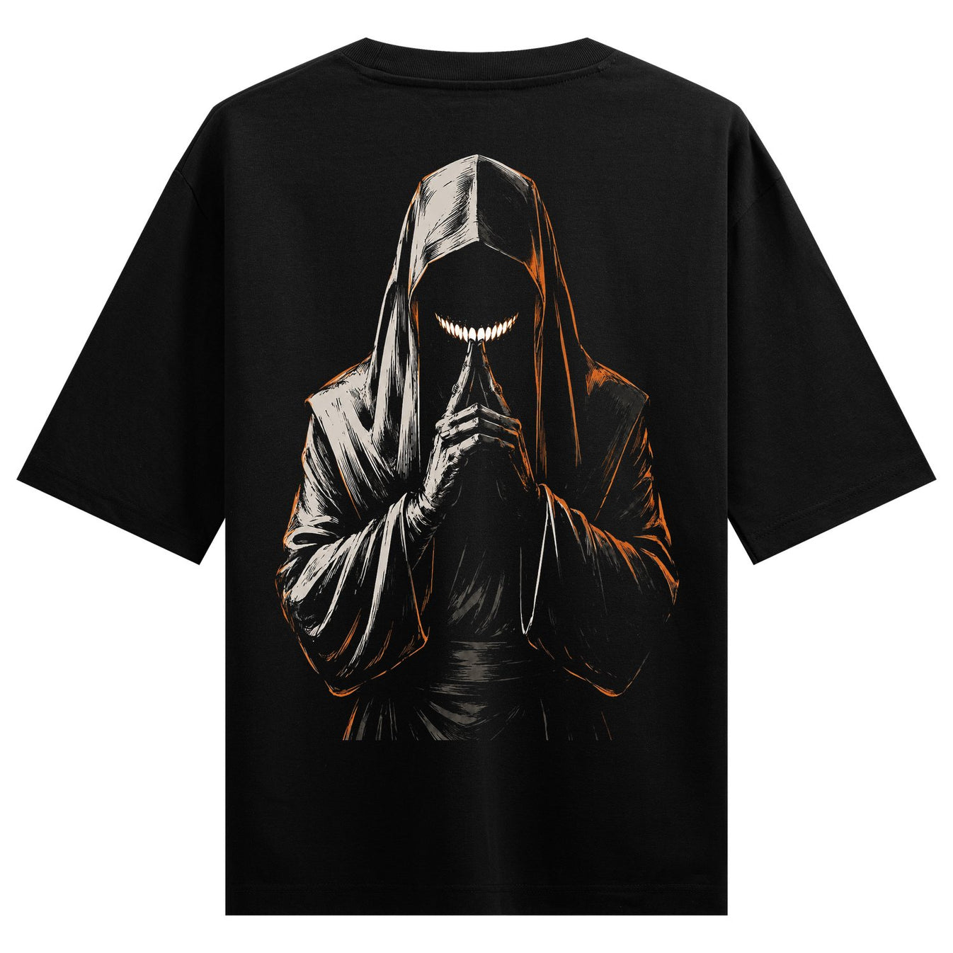 Sinister ha ha artwork on PRDGY oversized t-shirt