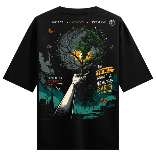 PRDGY Earth's Embrace Oversized T-shirt