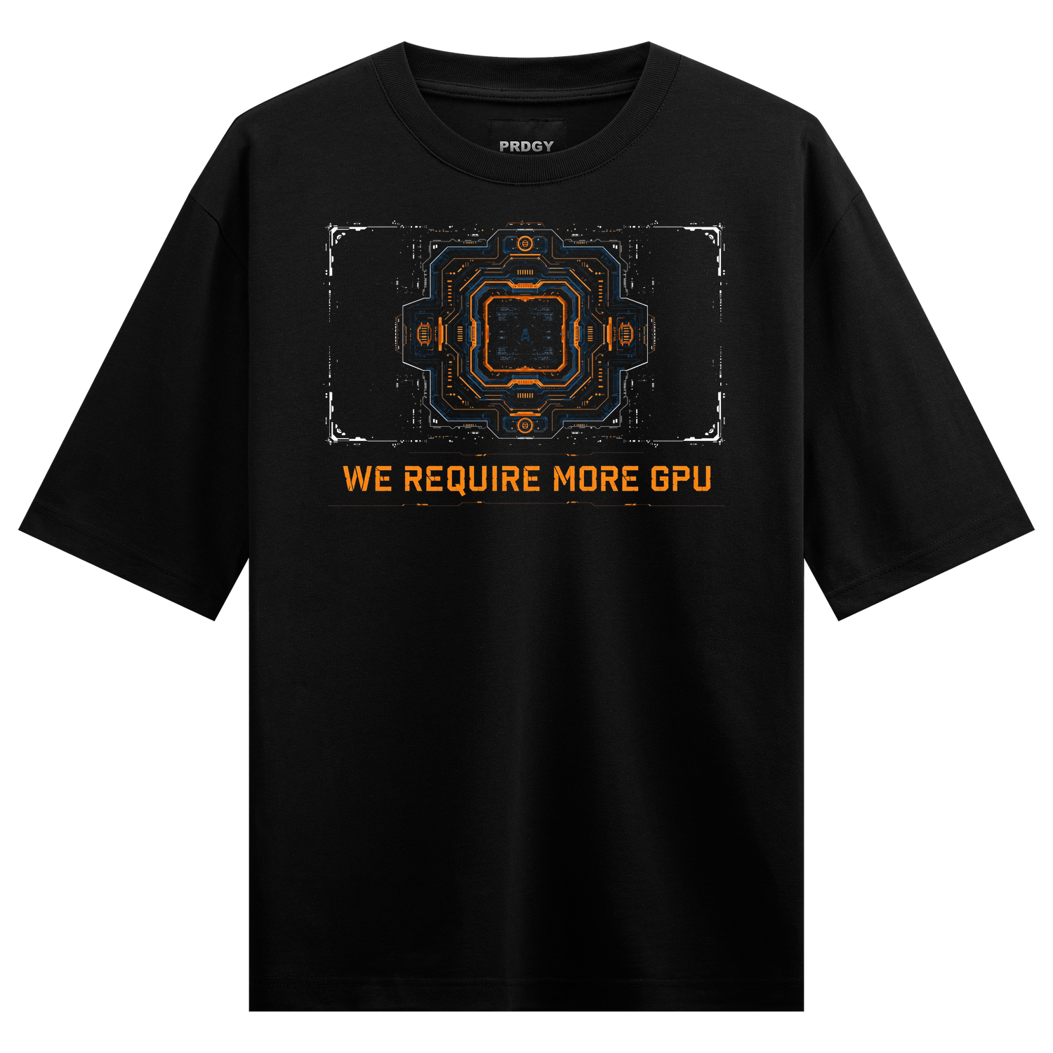 Silicone Hunger T-Shirt by PRDGY — bold digital art featuring futuristic graphics, streetwear design