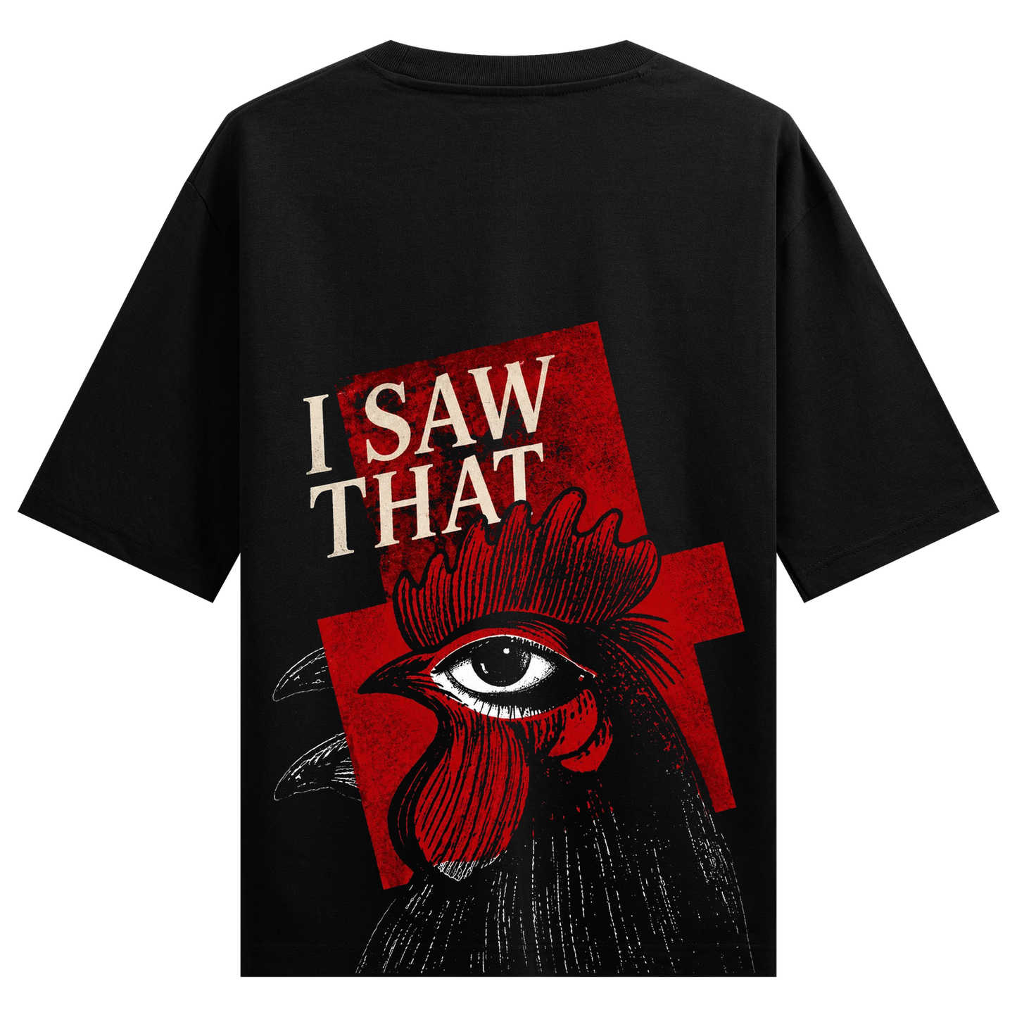 PRDGY All-Seeing Rooster Oversized T-shirt