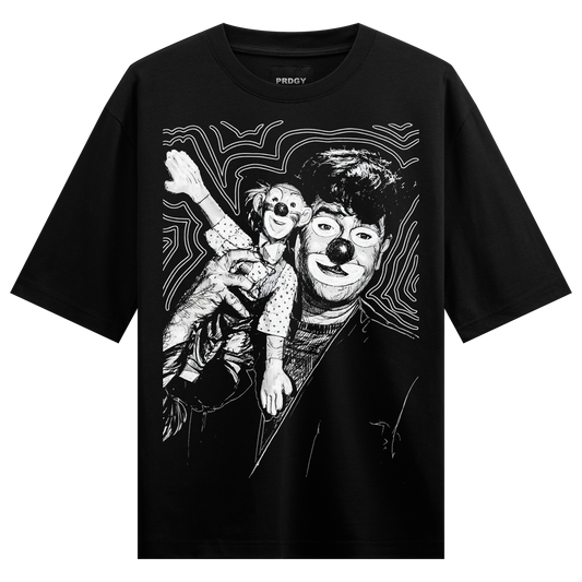 PRDGY Clown Chaos Oversized T-shirt