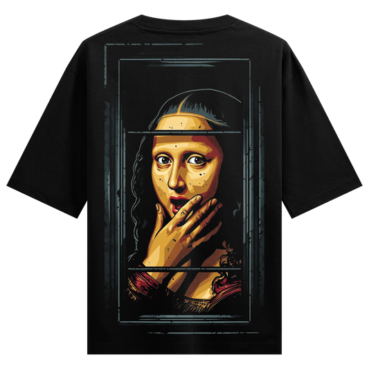 PRDGY Renaissance Glitch Oversized T-shirt
