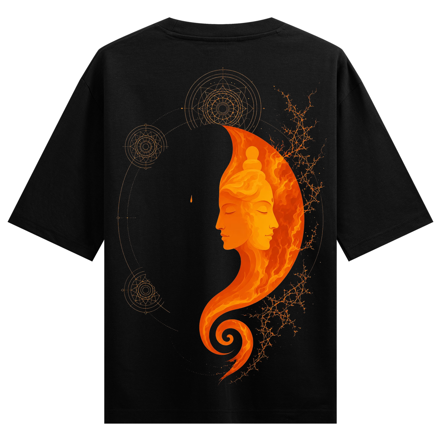PRDGY Fire & Void Oversized T-shirt