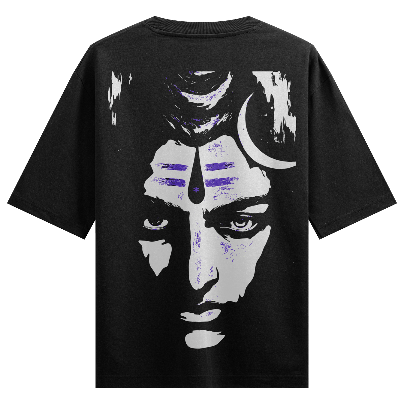Shiva artwork on PRDGY oversized t-shirt