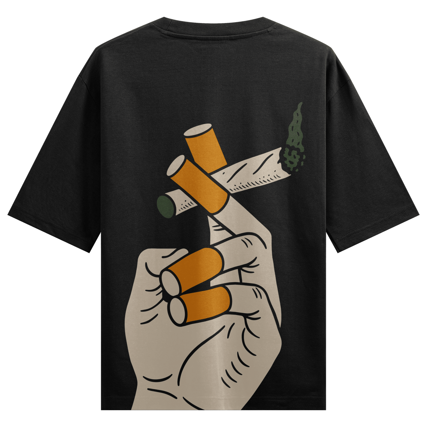 Choli-Daman Back Oversized T-Shirt - PRDGY