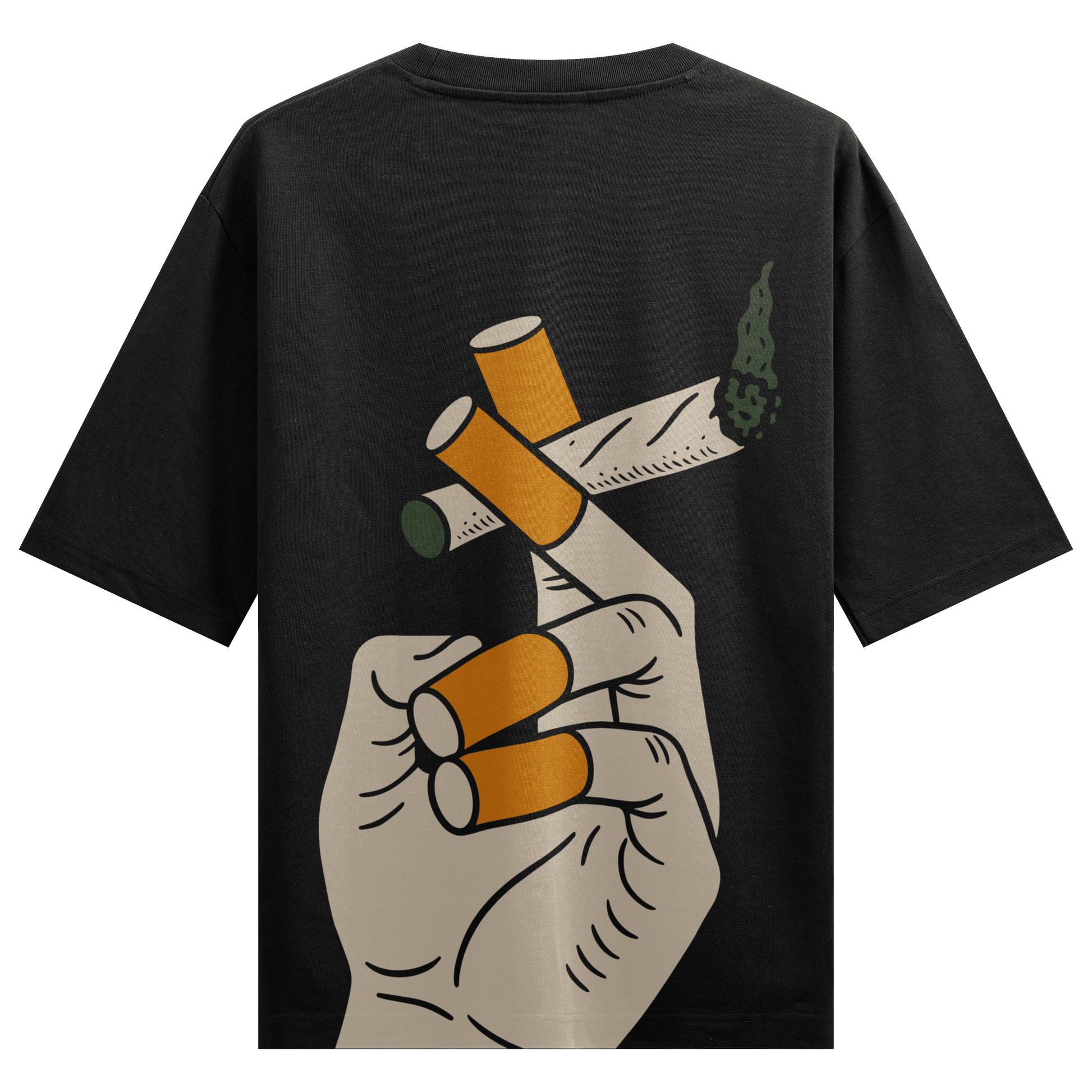 Choli-Daman Back Oversized T-Shirt - PRDGY